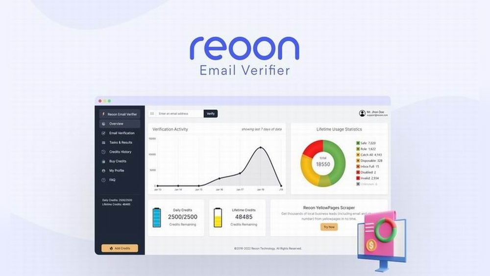 Reoon Email Verifier Lifetime Deal