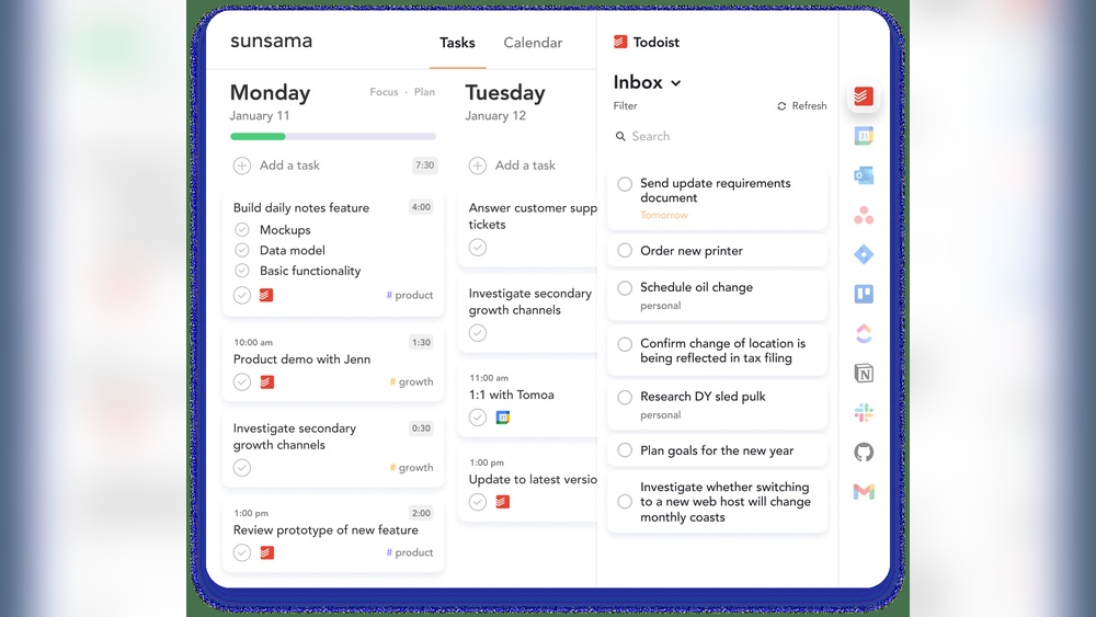 Sunsama Vs Todoist